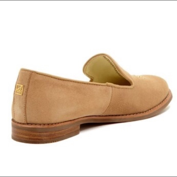 🌟HOST PICK🌟 S⚓️S⛵️Sand Suede Leather Sperry Jeweled Loafer - Picture 4 of 15